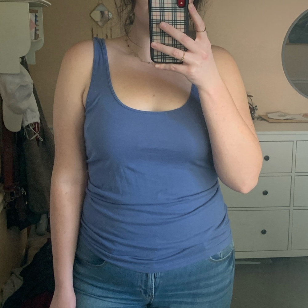 Blue tank